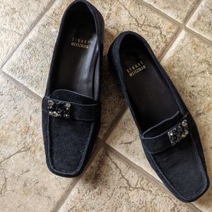 Stuart weitzman suede loafers